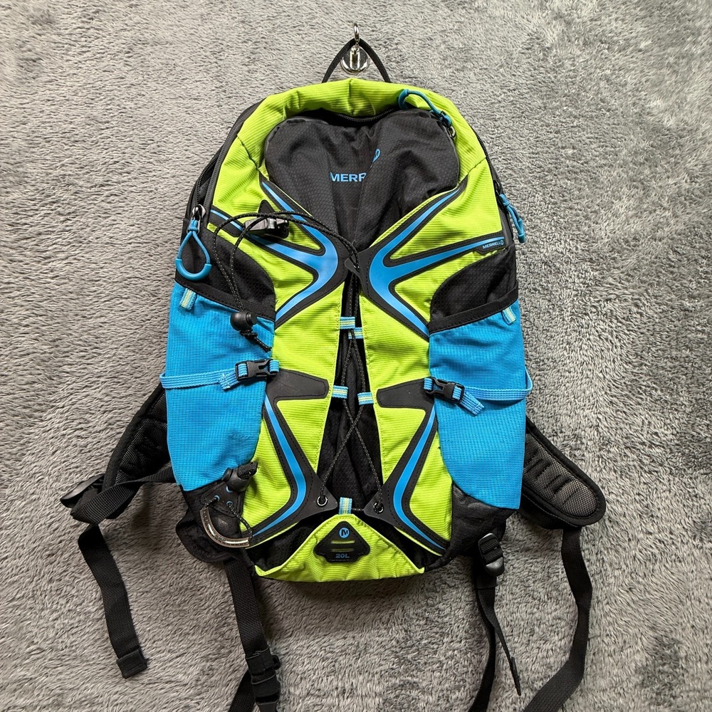 Merrell Capra Performance Trail Backpack Outdoor Hiking 20L High Vis Neon